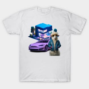 Tour a Tesla Car, Modern House, and Sheep! T-Shirt